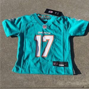 NWT Nike OnFrield Miami Dolphins Jersey Jaylen Waddle #17 Kids/Toddler 12 months